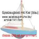 Bild vom Artikel Spielzeugboot mit Kiel (blau)