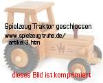 Bild vom Artikel Spielzeug-Traktor geschlossen